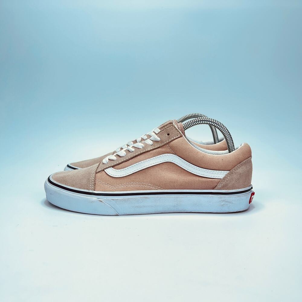 Vans Old Skool Color Theory Warm Taupe Peach Skate Shoes Size M 9 - W 10.5 View 2
